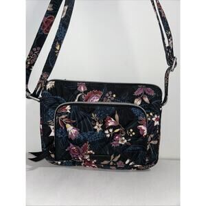 Vera Bradley Performance Twill Carson Mini Crossbody Shoulder Bag Garden Dream